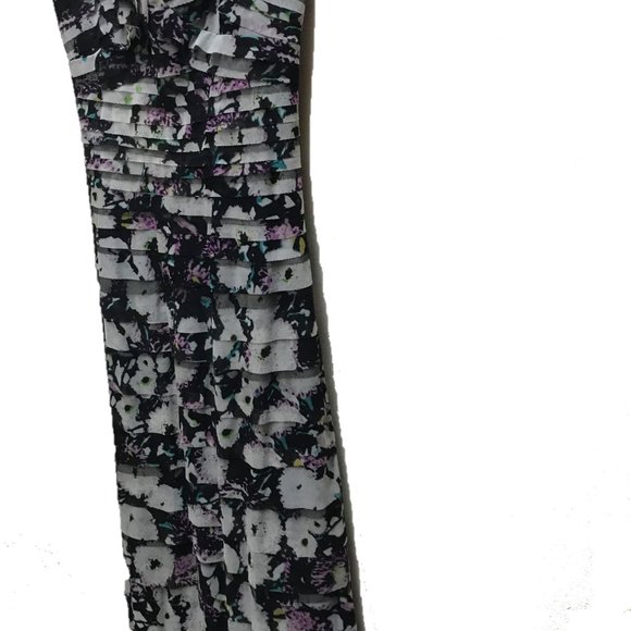 BCBG Floral Maxi Strapless Dress - Picture 3 of 5